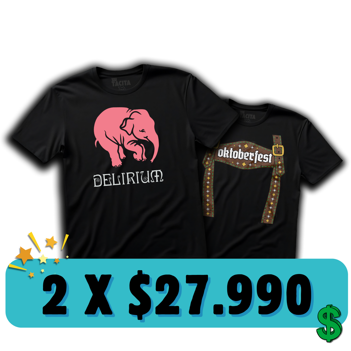 ELIGE 2 POLERAS DE OKTOBERFEST POR $27.990