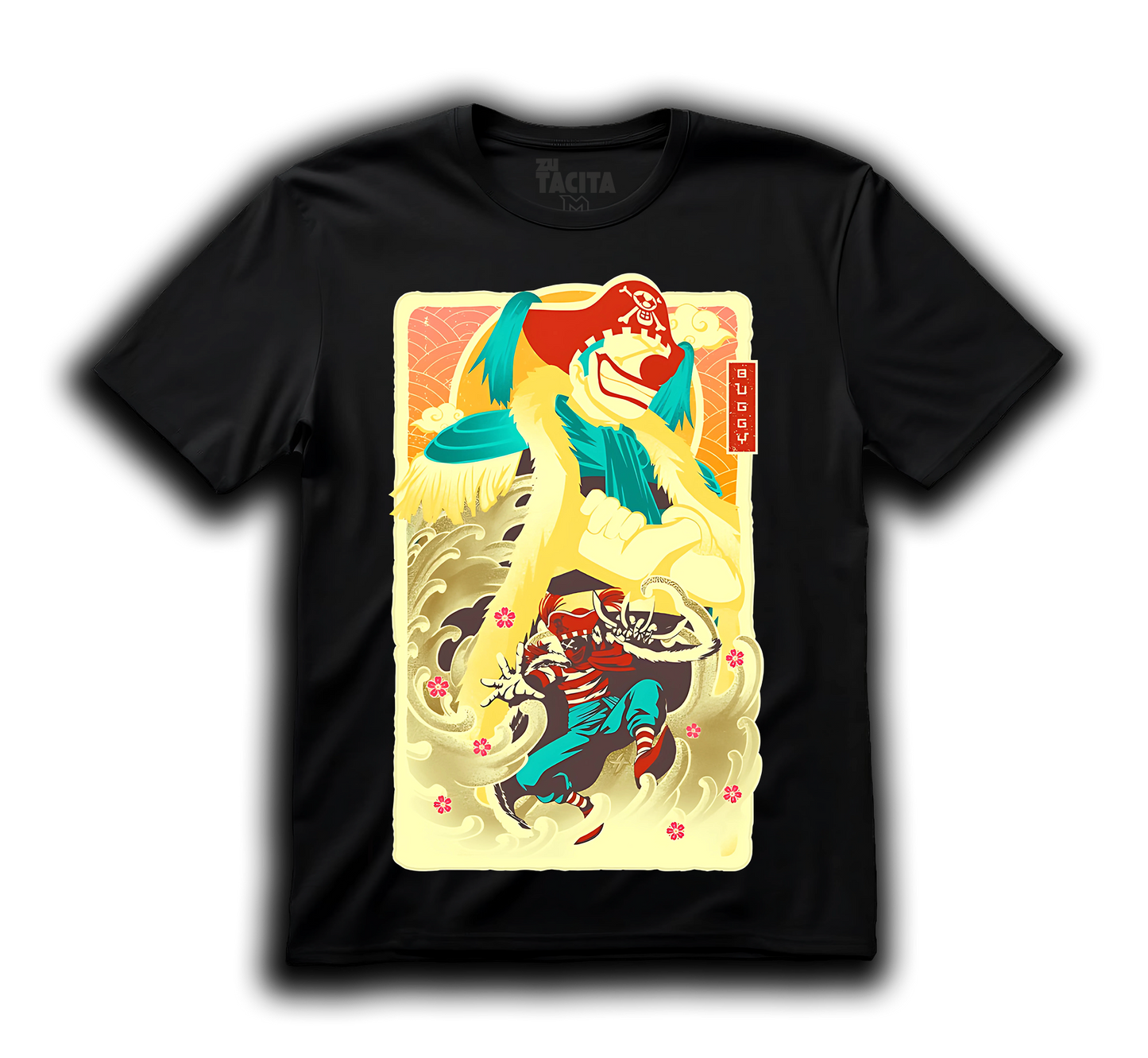 Polera ONE PIECE - BUGGY KABUKI