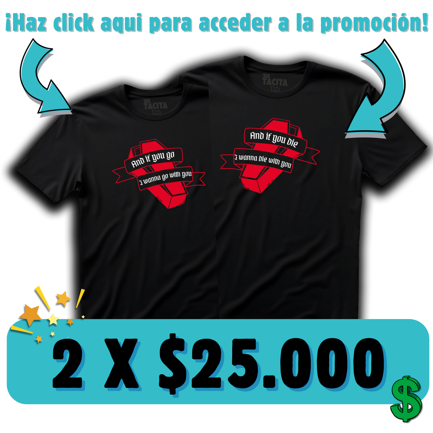 2 POLERAS DE SOAD POR $25.000