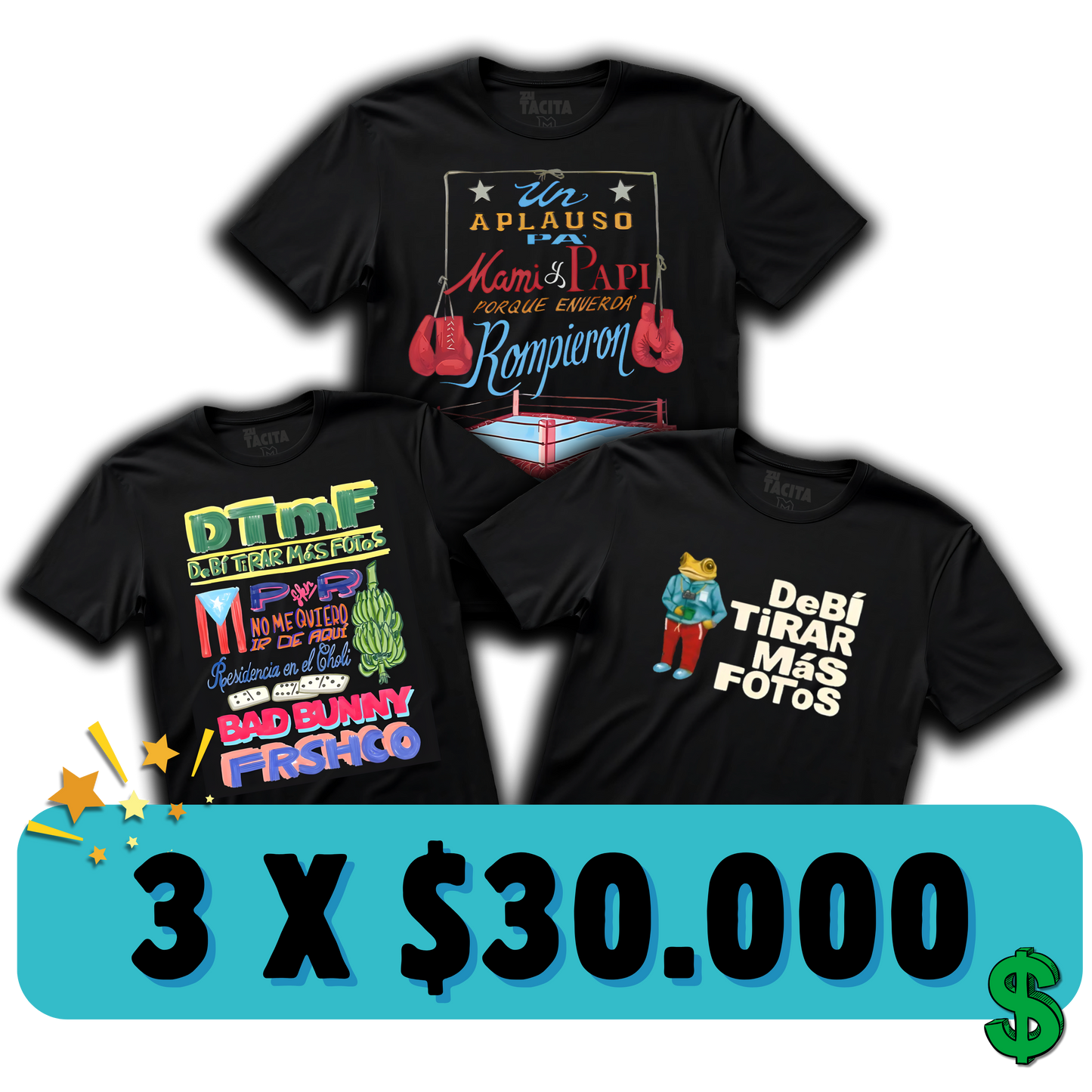 3 POLERAS POR $30.000