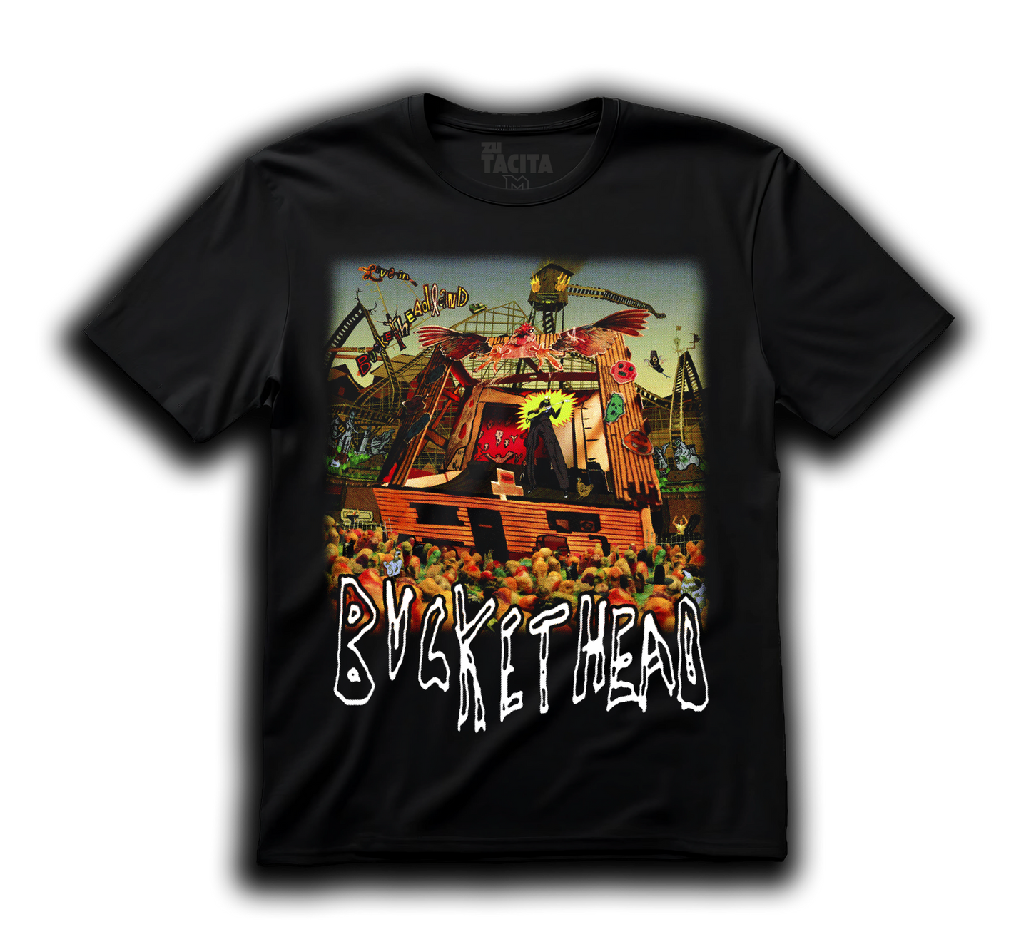 Polera BUCKETHEAD - LIVE IN BUCKETHEADLAND