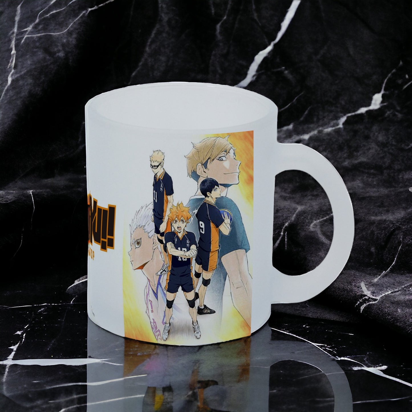 Taza Haikyuu! vidrio Frosted - Anime