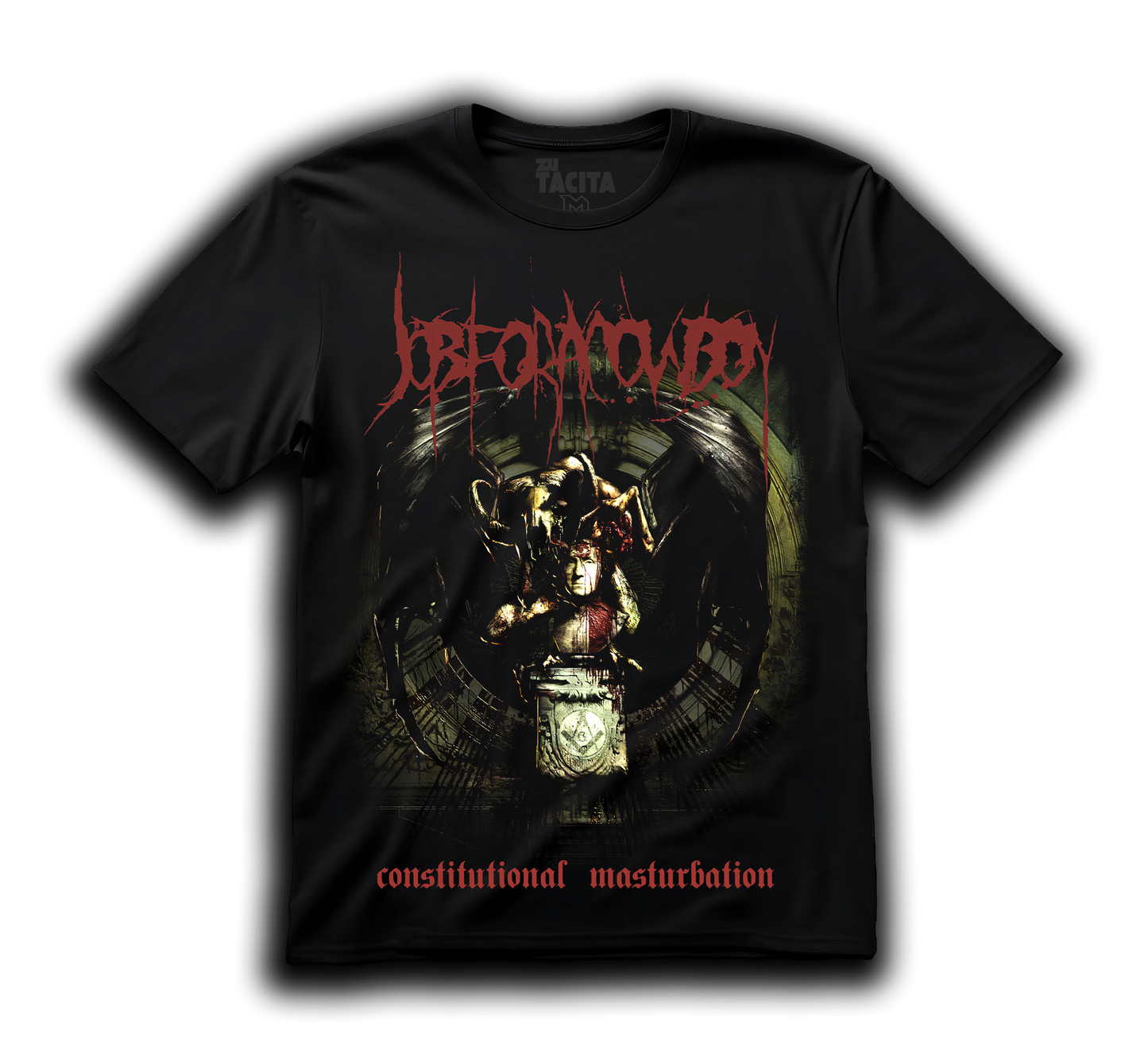 Polera JOB FOR A COWBOY - CONSTITUTIONAL MASTURBATION