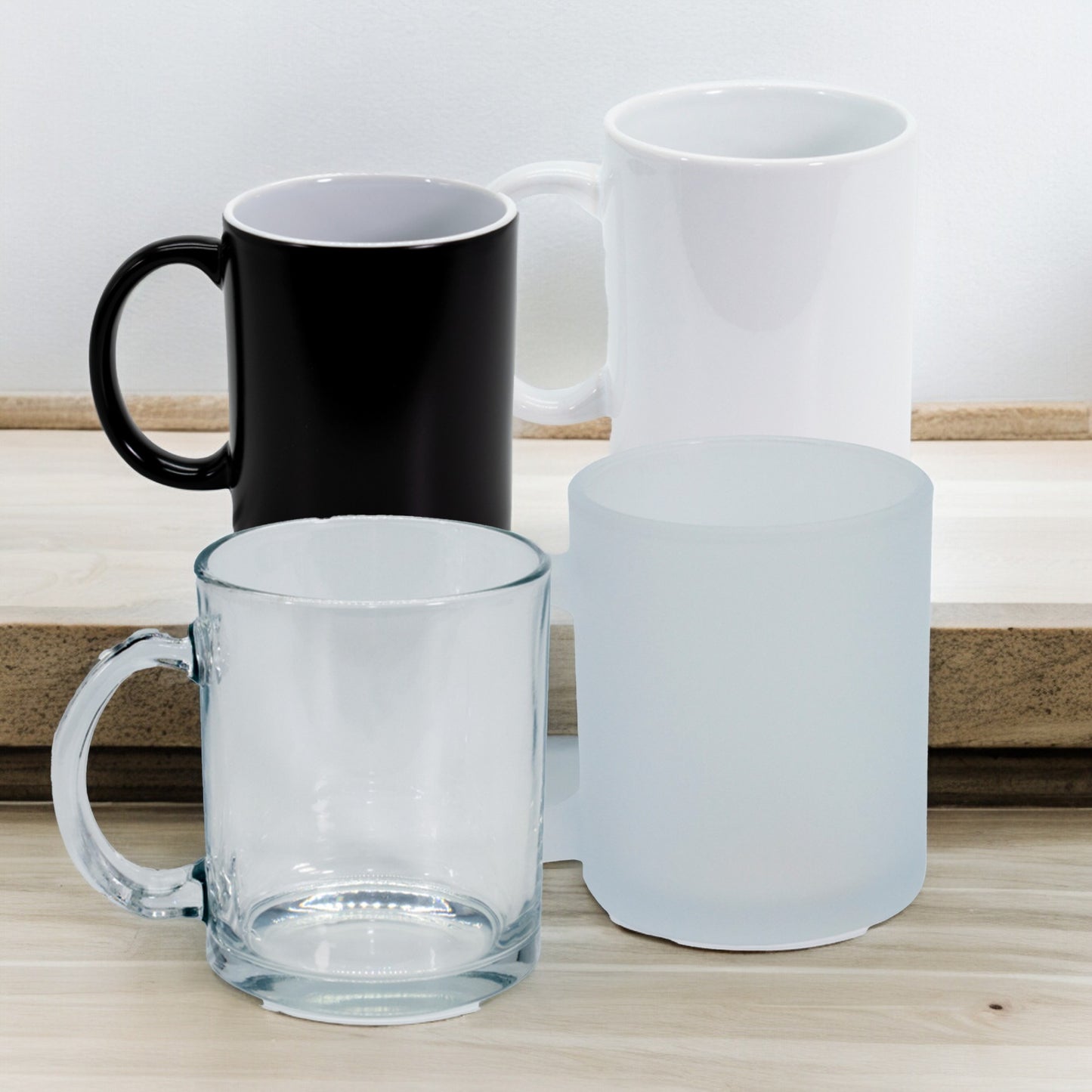 Juego de 4 tazas a elección - DISEÑO A ELECCIÓN