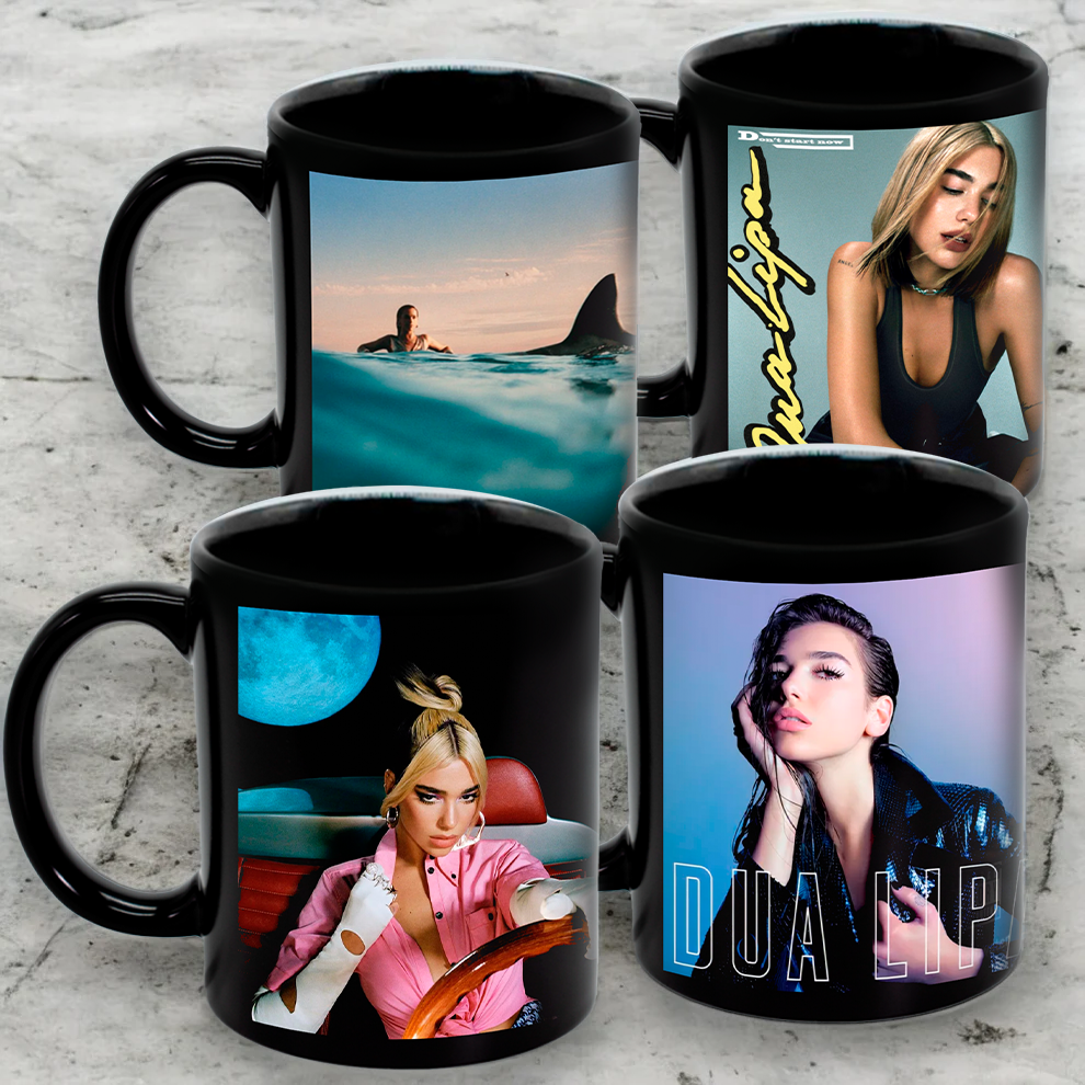 Juego de tazas de Dua Lipa - Elige tus diseños!