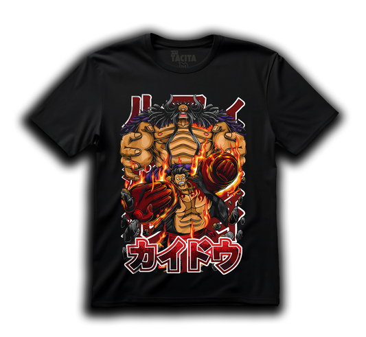 Polera ONE PIECE - FLAME KAIDO