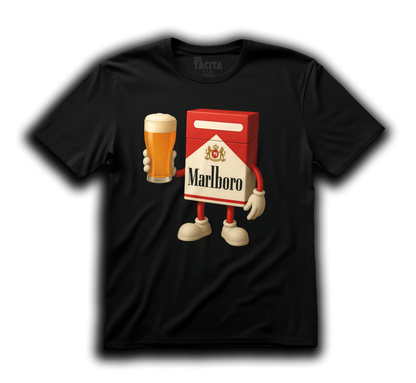 Polera - MALBORO RED & BEER