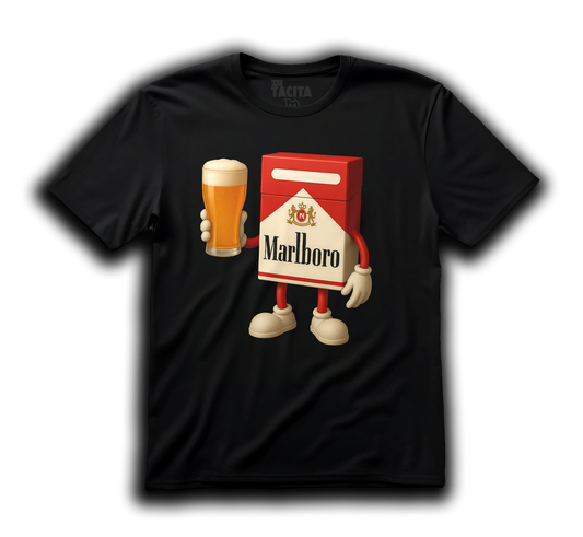 Polera - MALBORO RED & BEER