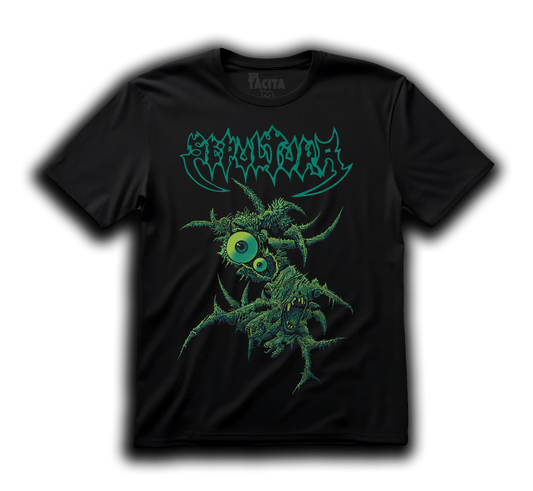 Polera SEPULTURA - GREEN ARISE LOGO