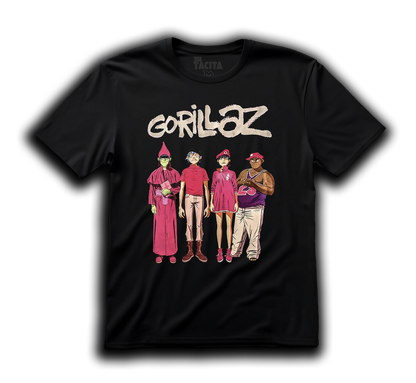 Polera GORILLAZ - CRACKER ISLAND