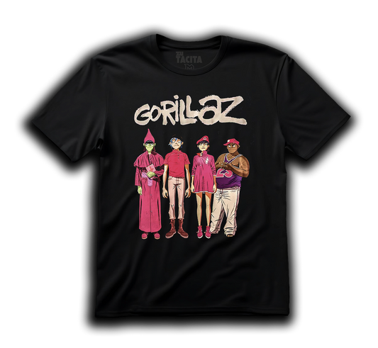 Polera GORILLAZ - CRACKER ISLAND