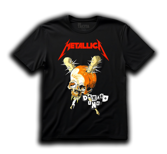Polera METALLICA - DAMAGE INC