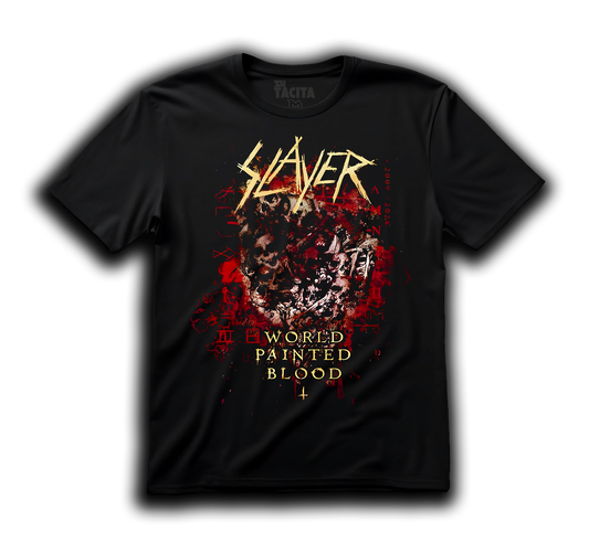Polera SLAYER - WORLD PAINTED BLOOD