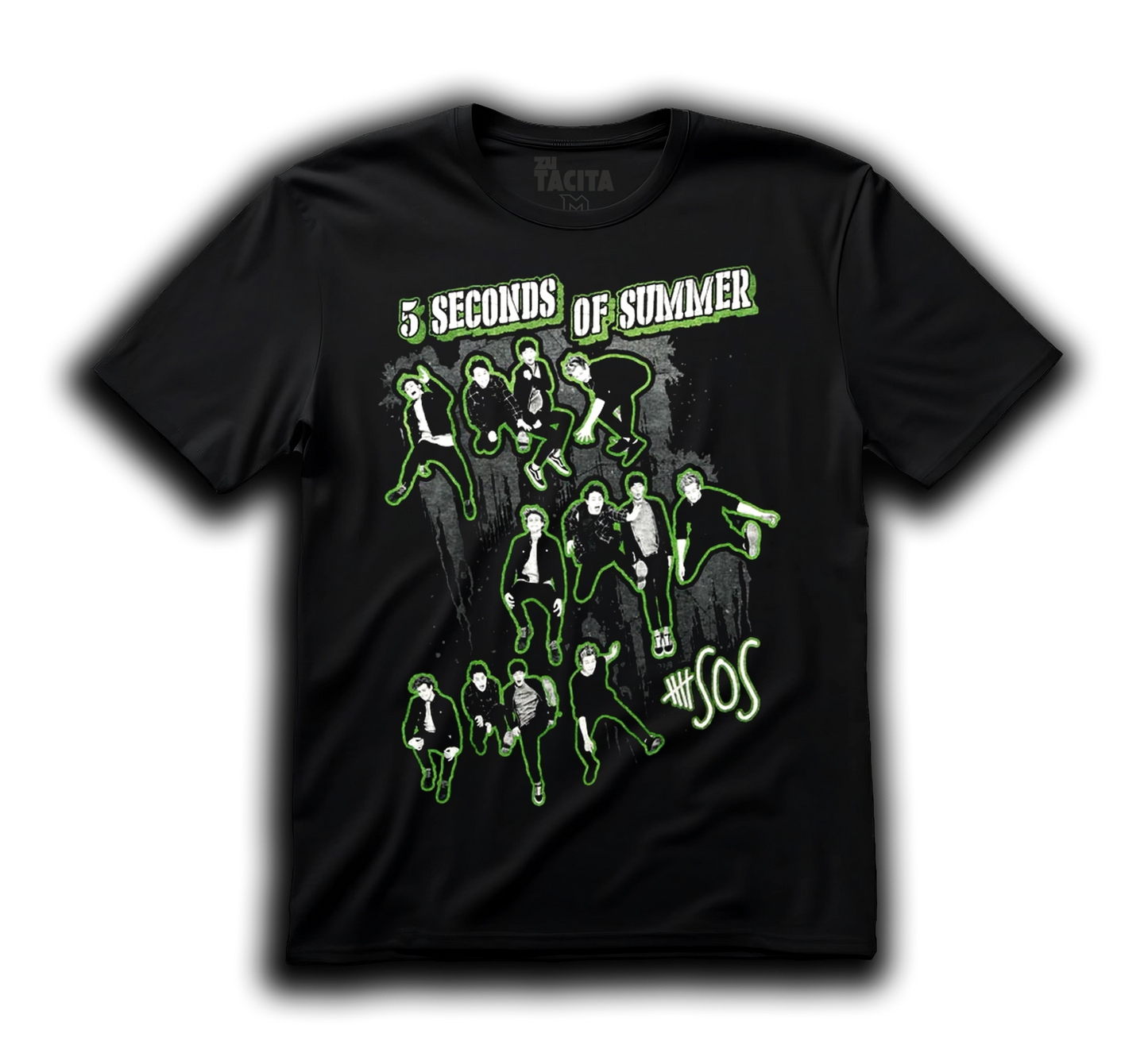 Polera 5 SECONDS OF SUMMER - GREEN
