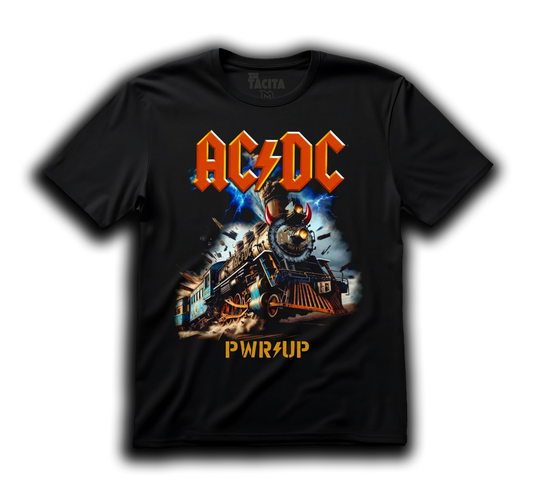 Polera ACDC - PWR UP TRAIN