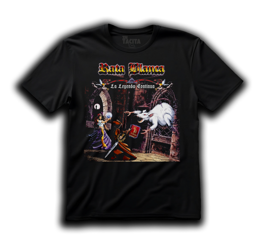 Polera RATA BLANCA - LA LEYENDA CONTINUA