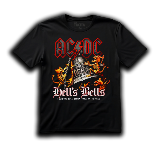 Polera ACDC - HELLS BELLS v2