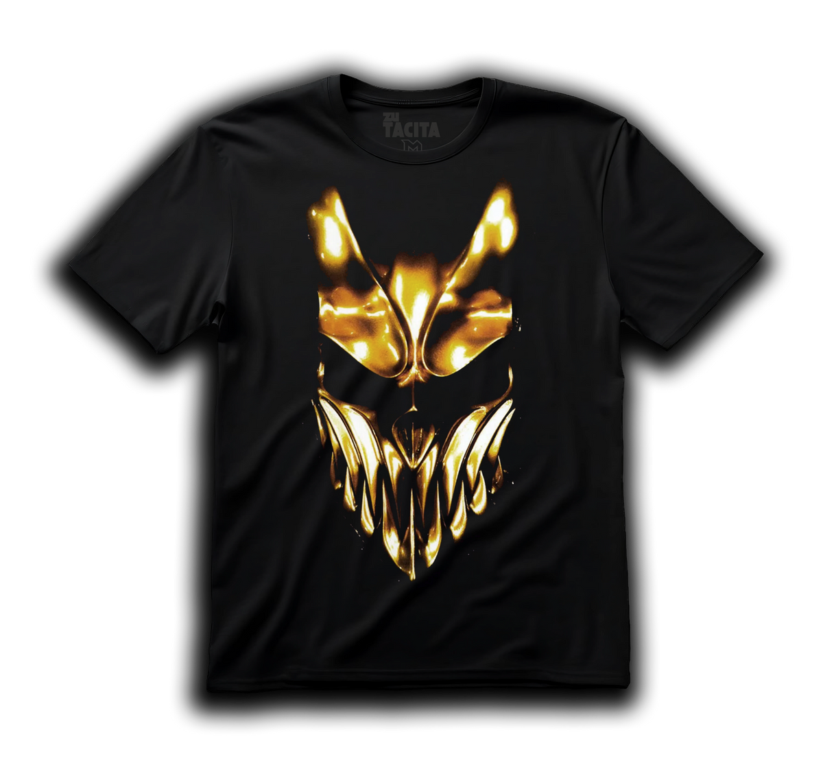 Polera SLAUGHTER TO PREVAIL - GOLD MASK