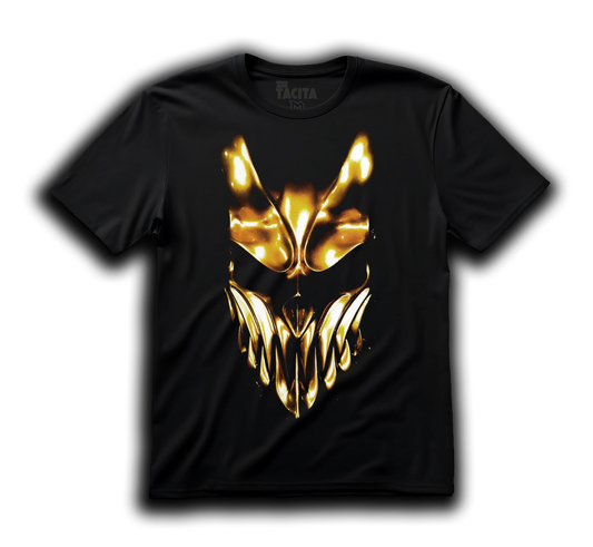 Polera SLAUGHTER TO PREVAIL - GOLD MASK