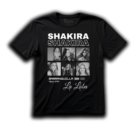 Polera SHAKIRA - LA LOBA DE BARRANQUILLA