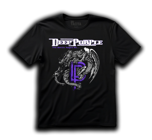 Polera DEEP PURPLE - THE BATTLE RAGES ON... v2
