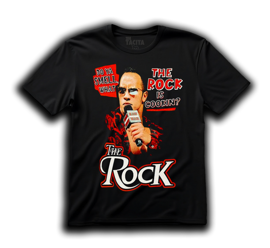 Polera WWE - THE ROCK IS COOKING
