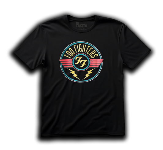 Polera FOO FIGHTERS - LIGHTNING LOGO