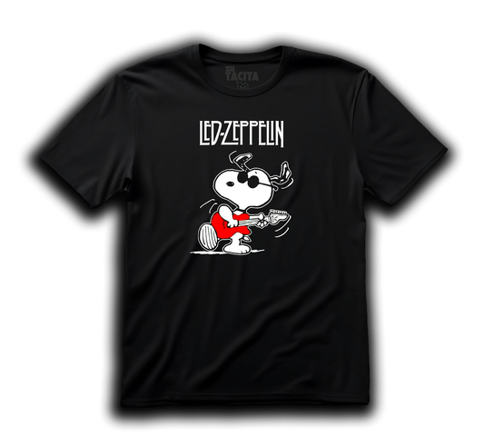 Polera SNOOPY - LED ZEPPELIN