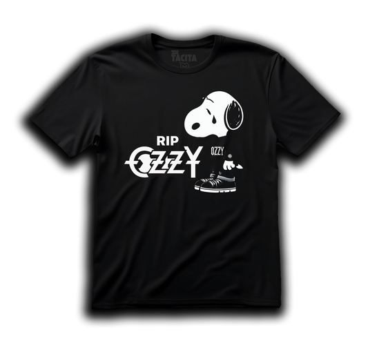 Polera SNOOPY - RIP OZZY