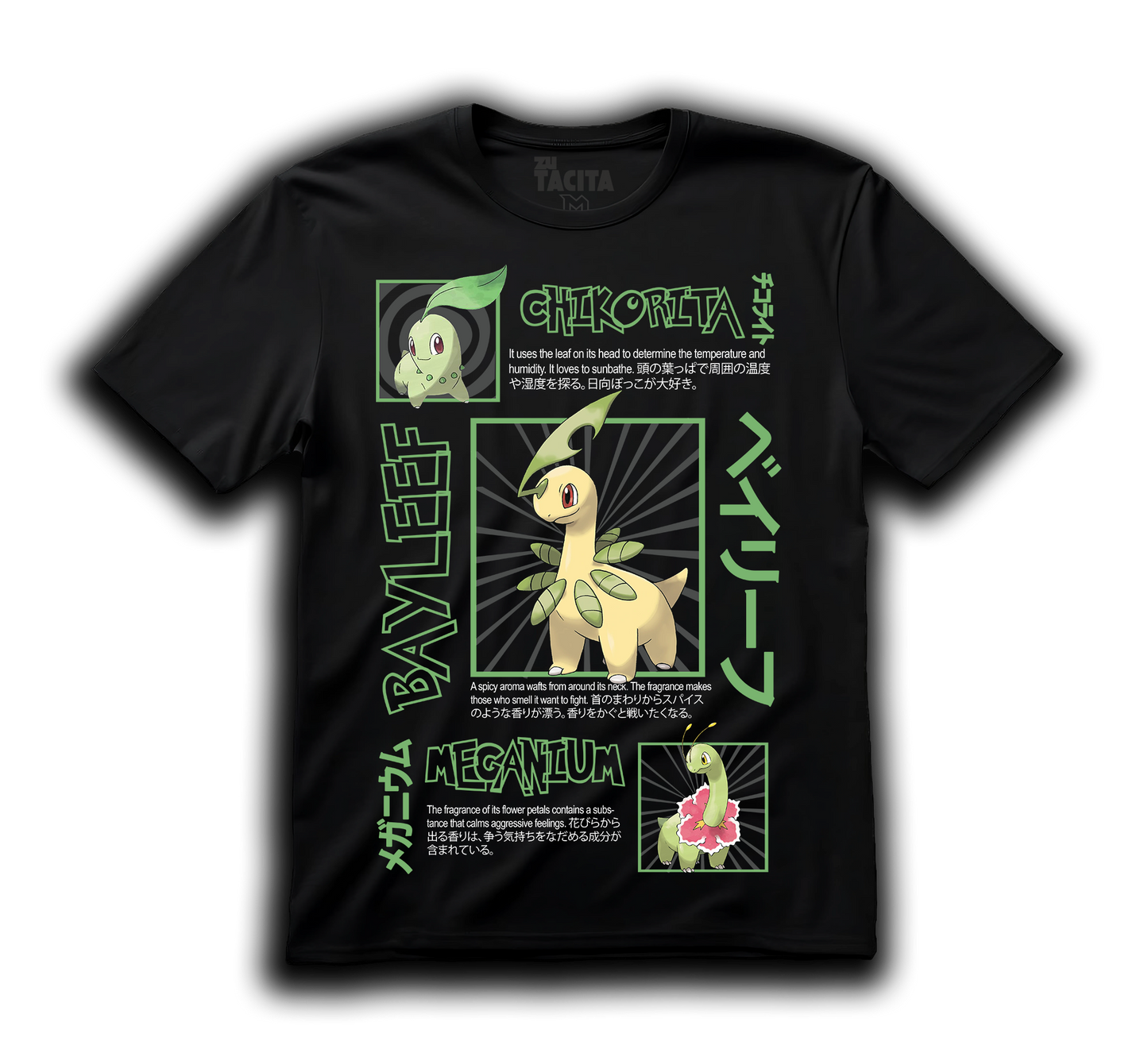 Polera POKEMÓN - CHIKORITA