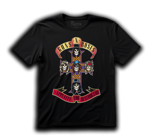 POLERA GUNS AND ROSES - APPETITE FOR DESTRUCTION