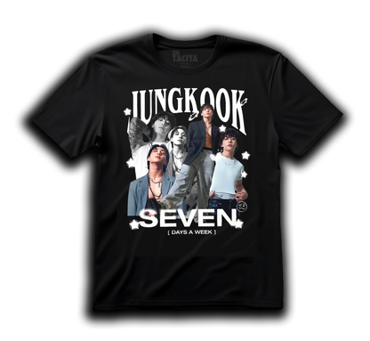 Polera BTS - JUNGKOOK SEVEN