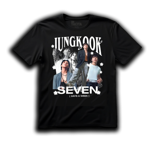 Polera BTS - JUNGKOOK SEVEN