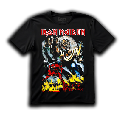 Polera IRON MAIDEN - THE NUMBER OF THE BEAST