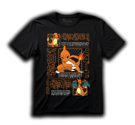Polera POKEMÓN - CHARMANDER