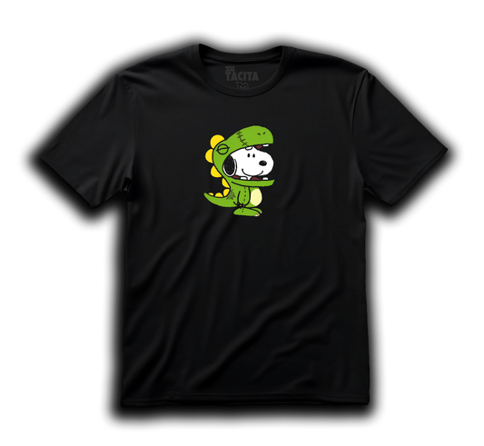 Polera SNOOPY - GREEN DINOSAUR