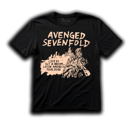Polera AVENGED SEVENFOLD - TOUR 2026