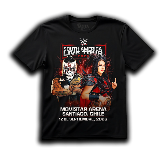 Polera WWE - CHILE 2026