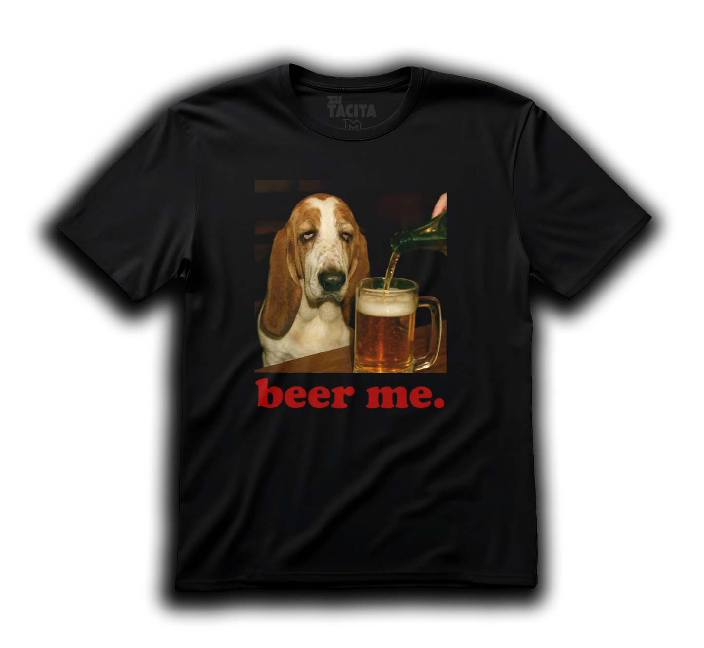 Polera - DOG BEER ME.