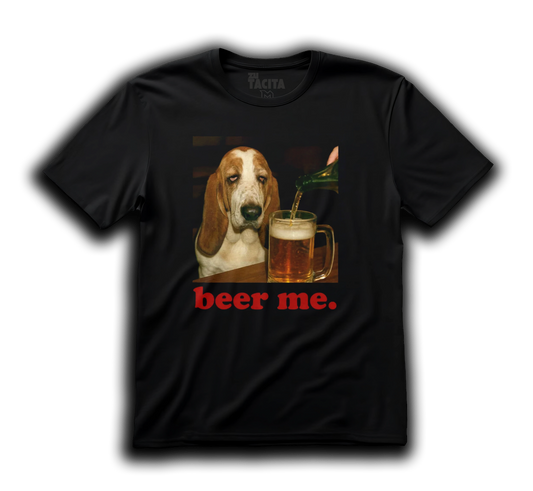 Polera - DOG BEER ME.