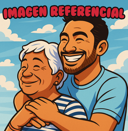 Taza día de la mamá - Caricatura personalizada
