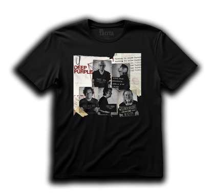 Polera DEEP PURPLE - TURNING THE CRIME