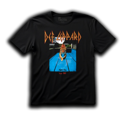 Polera DEF LEPPARD - HIGH N DRY