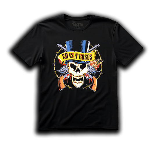 POLERA GUNS AND ROSES - SKULL