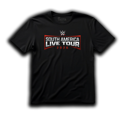 Polera WWE - SOUTH AMERICA LIVE TOUR 2026