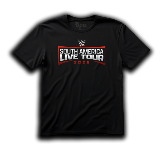 Polera WWE - SOUTH AMERICA LIVE TOUR 2026