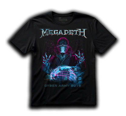 Polera MEGADETH - CYBER ARMY 2019
