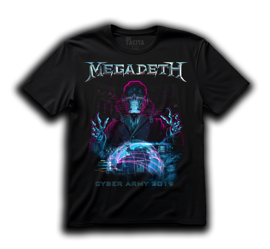 Polera MEGADETH - CYBER ARMY 2019