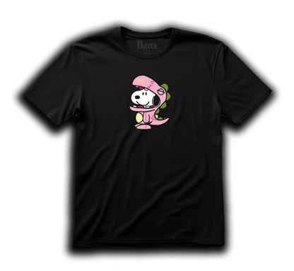 Polera SNOOPY - PINK DINOSAUR