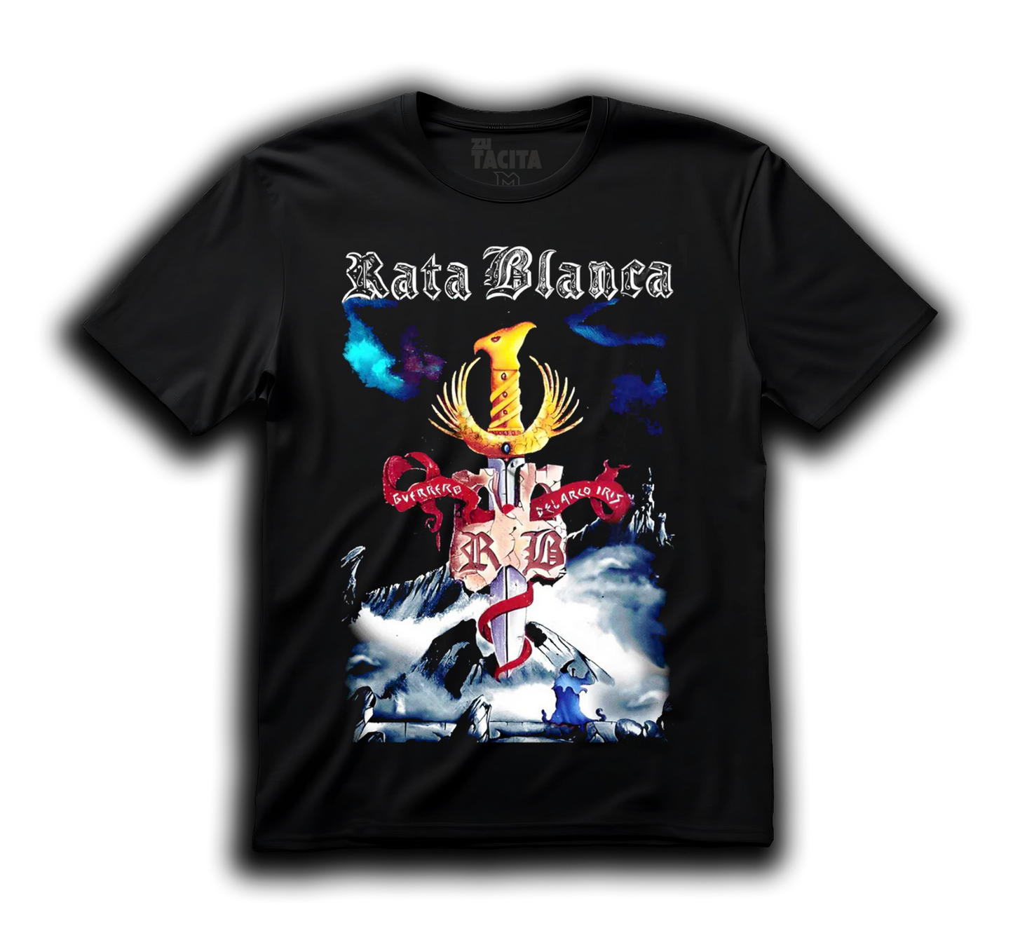 Polera RATA BLANCA - GUERRERO DEL ARCOIRIS